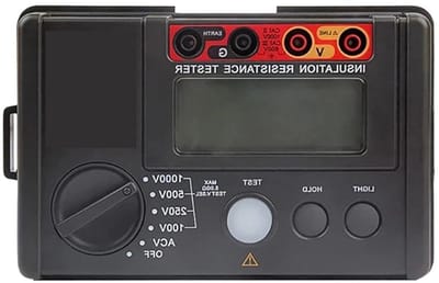 Isolatiemeter - Weerstandsmeter - Installatie Testen - 1000V Bereik - 2000 Counts - Grijs