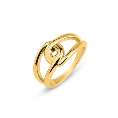Melano Twisted Ring Tori Goud