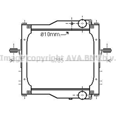 Radiator, motorkoeling HIGHWAY AUTOMOTIVE RE2125