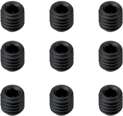 Dailygoods- Grub Schroeven 50 Stuks - M3,5x4mm - Zeskant - 12,9 Grade - Corrosiebestendig - Hoge Sterkte