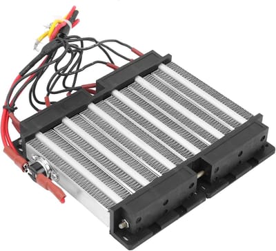 Keramische Verwarming - Elektrische Heater - Snelle Warmte - Constante Temperatuur - 18x14x5 cm - Zwart