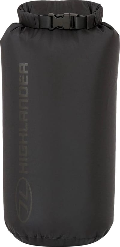 Highlander drybag X-lite Large 8 liter - zwart