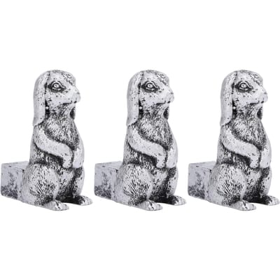 3 STUKS Bloempot Decoratieve Voetjes Hars Dierenbeeld Plantenpot Steunvoetjes Plantenbak Verhoger voor gray