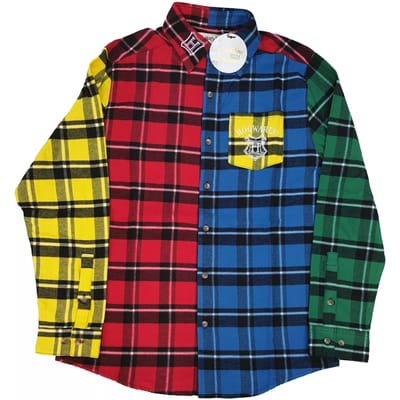 Cakeworthy Hogwarts Colour Block Flannel Shirt - S