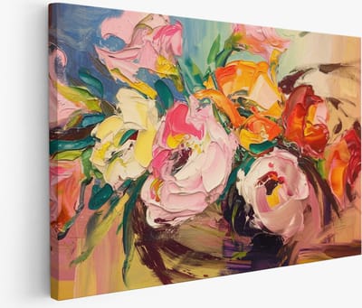 Saammp Muurcirkel Hout - Zwart - wit - bloemen - Natuur - Ø 90 - Wandcirkel - Wanddecoratie Cirkel - Muurdecoratie Woonkamer - Kantoor Decoratie