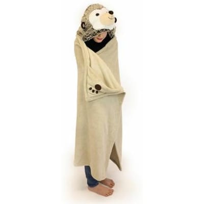 Cozy Noxxiez Blanket Hedgehog Fleece dekentjes