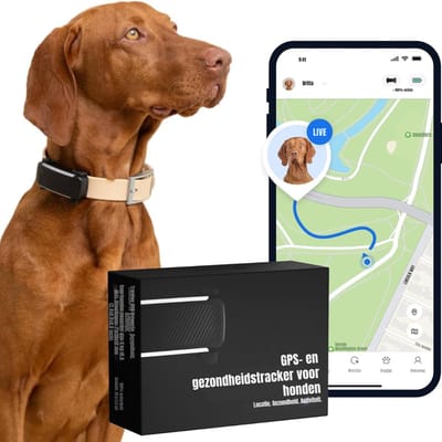 Florixa® GPS Tracker hond - GPS Tracker - GPS Trackers - Zwart - ‎8cm x 3cm x 2cm