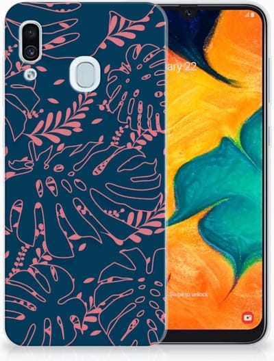 Samsung Galaxy A30 TPU Case Palm Leaves