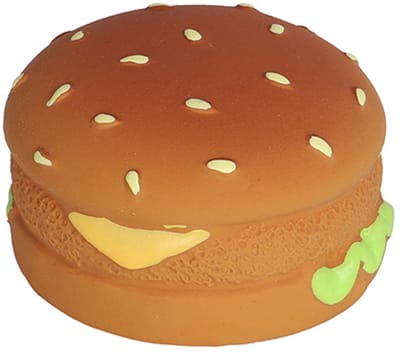 Broodje hamburger latex 6 cm