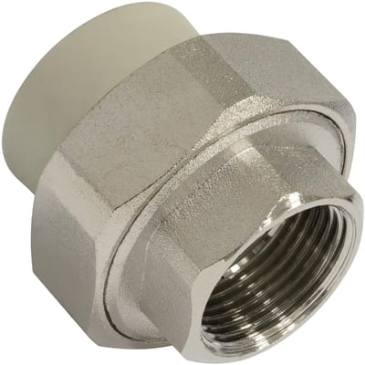 Dailygoods- Draadfitting Ø25mm - Draadverbinding - Polypropyleen - PN25 - Waterleiding - Sanitaire Installaties - Duurzaam - Pijpverbinder