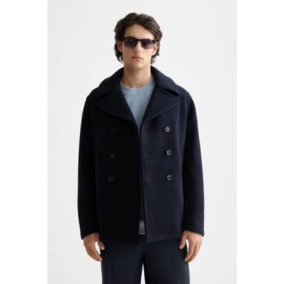 Scotch & Soda Wool Blend Peacoat Peacoat Taglia: XL | Cappotti doppiopetto Outlet | Uomo