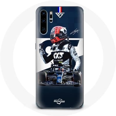 Hoesje voor Samsung galaxy P30 pro Formule 1 Max Verstappen F1 coureur Blauw