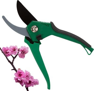 Snoeischaar Garden of Eden – Voor Takken tot 15mm – Ergonomische Bloemenschaar – Gecoat Mes – Comfort Grip - BPK