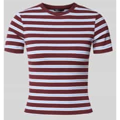 slim fit T-shirt met viscose model 'JUNE'