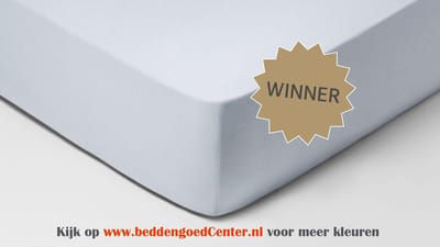 INDIGO Jersey Hoeslaken 090x200+30 cm 11 Wit