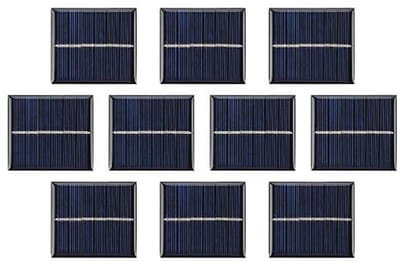 10 Stuks Micro Zonnepanelen 3V 120mA voor DIY Projecten - Efficiënte Fotovoltaïsche Cellen voor Elektrisch Gebruik