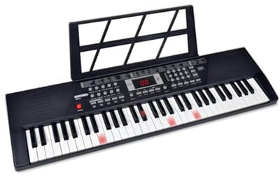 Digitaal Toetsenbord met 61 Verlichte Toetsen voor Muziekplezier en Ontwikkeling