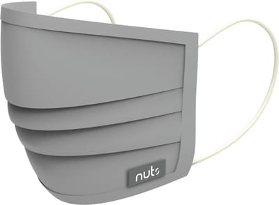 Viroblock Gezichtsmasker / Mondkapje - Grijs - Nuts