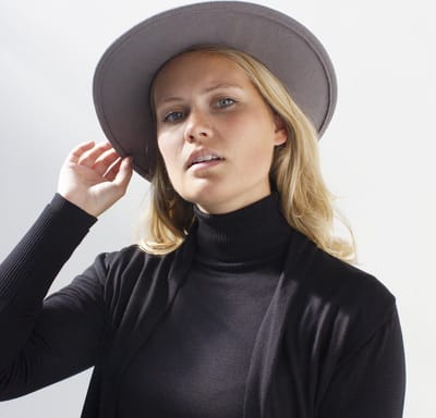 MOOI!  Company - Dames coltrui Renate  - Aansluitend Model - Viscose Fijn gebreid - Kleur Zwart - S