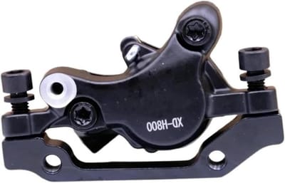 Fiets Remtrommel - Remklem Scooter - Veilig Fietsen - Hydraulische Schijfrem - 140/160MM Rotor - Zwart