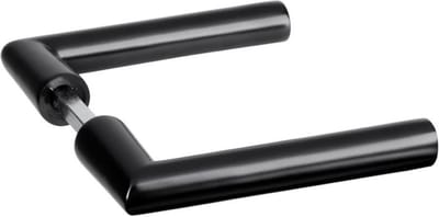 Impresso - London -deurbeslag set ( 2 x deurkruk exclusief rozet ) - aluminium - mat zwart