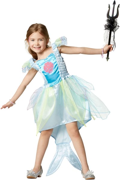 dressforfun - Zoete zeemeermin- 104 (3-4y) - Verkleedkleding carnaval - Halloween - Verkleden - Feestkleding - Carnavalskleding - Feest - Partykleding