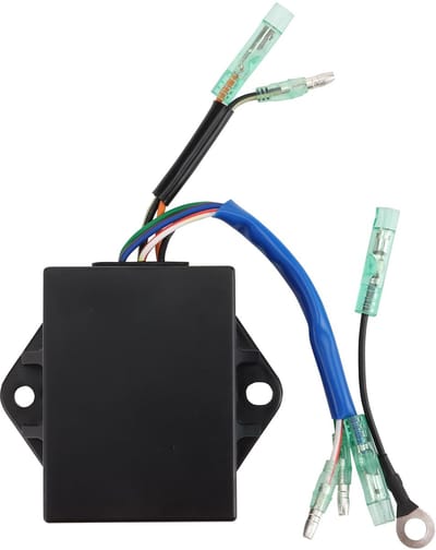 Dailygoody - WOOSTAR 7 Draad CDI Unit Ontstekingsspoel Vervanging voor 2-Takt Buitenboordmotor 9.9HP 15HP