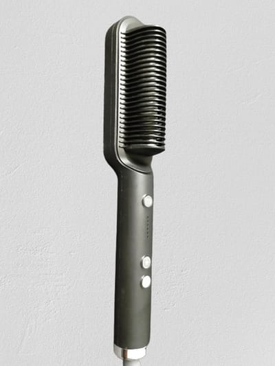 Mr rebel hair straightener combo FH909 - stylen en krullen - Haar stijltang Kam Professional - Hair Tools voor styling - Elektrische Haarborstel -Stijltang Hairbrush -Stijltang - Stylingtool-ZWART