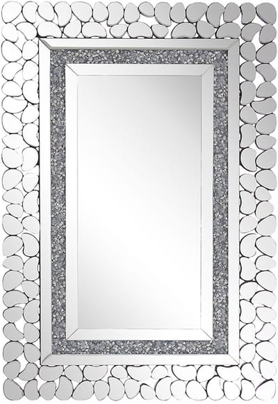 PABU - Wandspiegel - Zilver - MDF