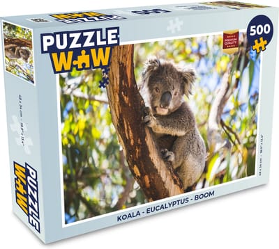 Puzzel Koala - Eucalyptus - Boom - Legpuzzel - Puzzel 500 stukjes