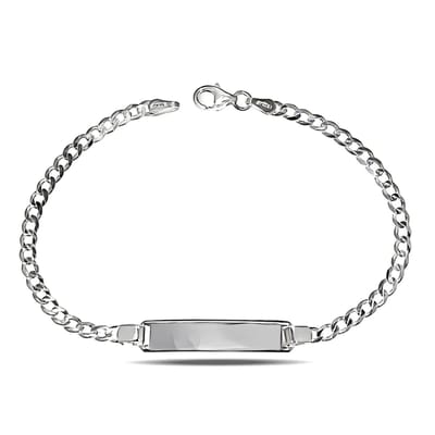Juwelier Zwartevalk Zilveren plaatarmband met gourmet schakel 23.124-3.2/19cm