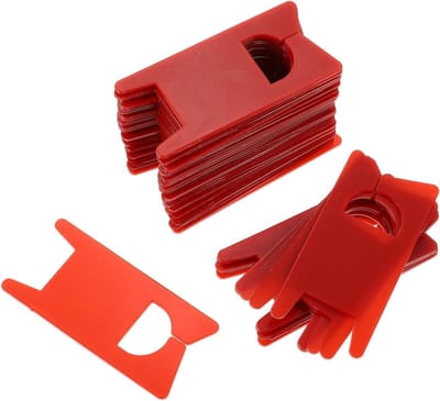Plastic Garenklossen - Windplaatborden Spoelen - Draad Organiseren - Kleurgecodeerde Sortering - 200 Stuks - Eén Kleur