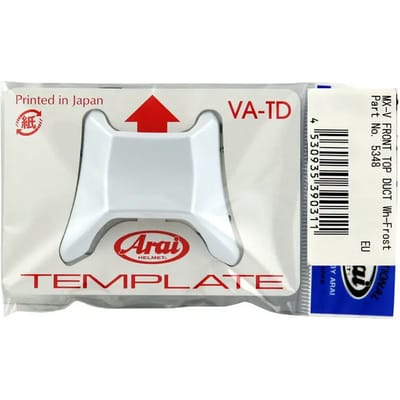 Centraal Voorste Bovenventilatie Motorhelm Arai Top Duct Frost