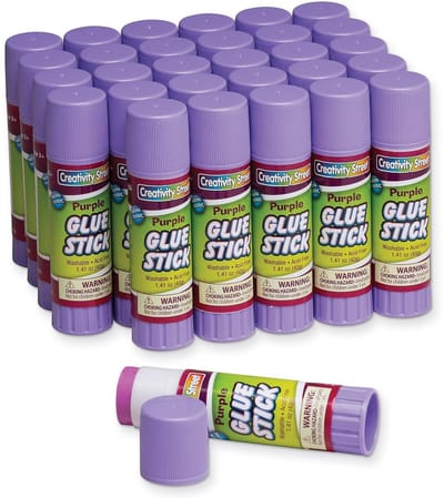 Lijmstiften Paars - Set van 30 Stuks