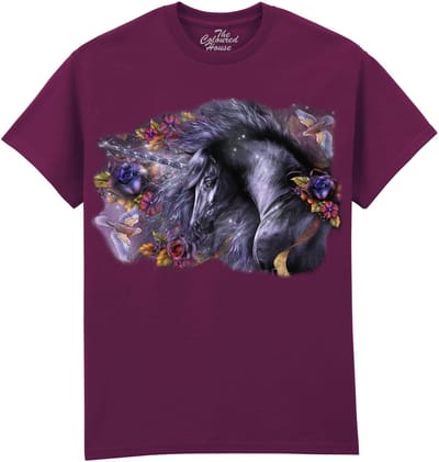 Eenhoorn Blue Rose - Unicorn The Coloured House T-shirt M