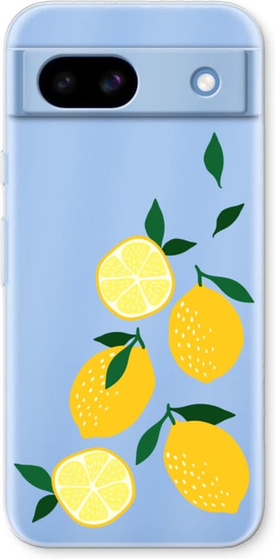Case Company® - Hoesje geschikt voor Google Pixel 8a hoesje - You're my lemon - Soft Cover Telefoonhoesje - Bescherming aan alle Kanten en Schermrand
