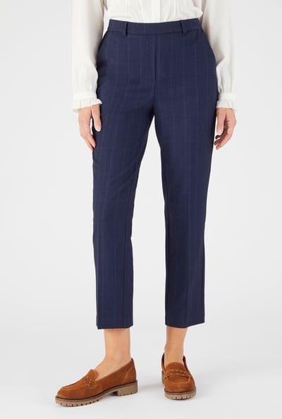 Damart - 7/8-broek pull-on bi-stretch - Dames - Blauw - 36