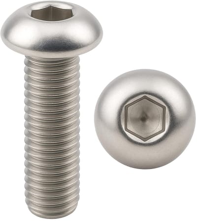 Cilinderschroef M5 - Lenskoppen Schroef - Bevestigen van Materialen - Roestvrij Staal A2 - M5 x 16mm - Zilverkleurig