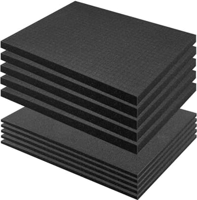Schuimkubus Set van 10 Stuks voor Bescherming van Kameraccessoires en Precisie-instrumenten