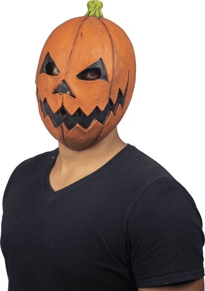 Partychimp Jack O'lantern Pompoen Volledig Hoofd Halloween Masker voor bij Halloween Kostuum Volwassenen Carnaval - Latex - One size