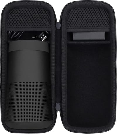 Harde Beschermhoes voor Draagbare Bluetooth Speaker en Accessoires - Geschikt voor Bose SoundLink Revolve/Revolve (Series II)