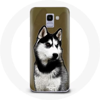 Coque pour Samsung Galaxy A6 2018 Husky de Sibérie