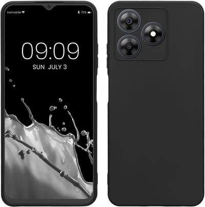 kwmobile telefoonhoesje geschikt voor Blackview Wave 8 - Hoesje voor smartphone - Precisie camera uitsnede - In mat zwart