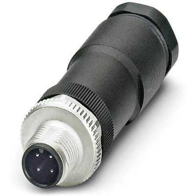 Phoenix Contact 1507052 Sensor/actuator connector, niet geassembleerd M12 Aantal polen (sensoren): 4 Stekker, recht 1 stuk(s)