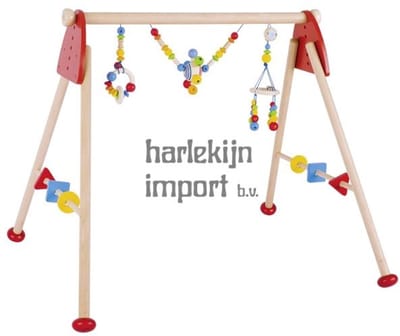 Goki Wooden Baby Gym Rainbow