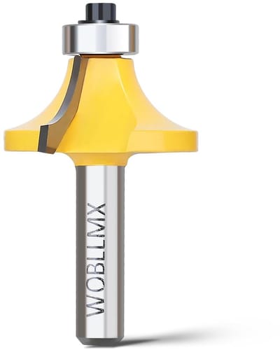 SnelShoppen - Round Cutter 8mm Shank Ronde Frees met 8mm Radius en Kogellagers, Houtbewerking, DIY, Tungsten Staal, Scherp en Duurzaam
