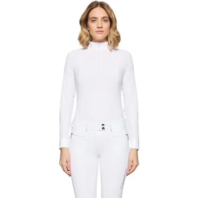Dames wedstrijdpolo met lange mouwen Samshield Adeline Boreal