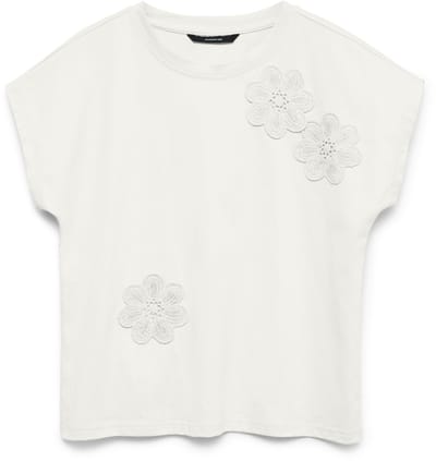 VERO MODA - VMLILLIBET SS FLOWER TEE EXP - Dames - T-shirts