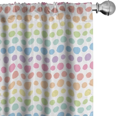 ABAKUHAUS Abstrakt Gordijnen – 2x 75x225 cm – microvezel – meerkleurig