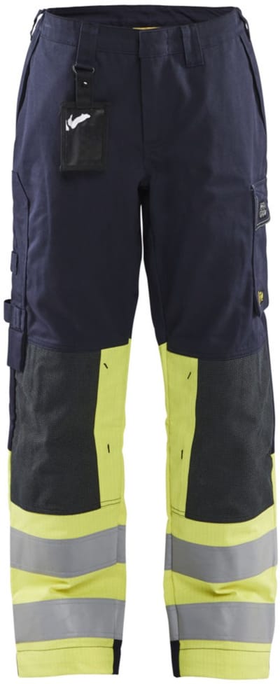 Blaklader 7181-1514 Multinorm Dameswerkbroek - Marine/High Vis Geel - C44